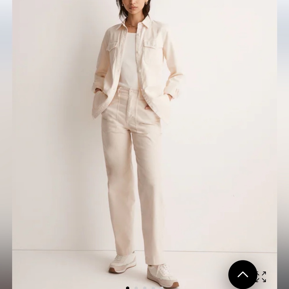 Madewell The Perfect Vintage Wide-Leg Pant:
Utility Edition in Vintage Linen